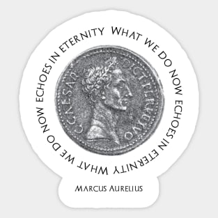 Stoic Quote from Marcus Aurelius Sticker